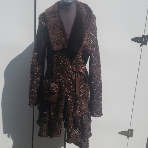 Griffin wrap sweater, size small - Picture 1 of 14